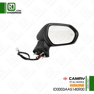 آینه بغل گرمکن دار سمت راننده تویوتا کمری 2020 تا 2023 جنیون ID0003AA5140R00