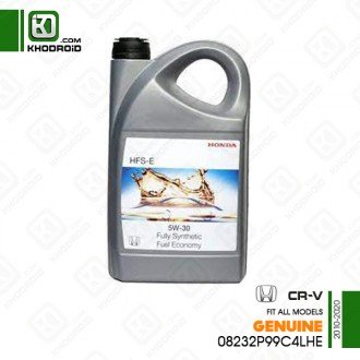 روغن موتور 5w 30 چهار لیتری هوندا Cr-v و 2010 تا 2020 جنیون 08232P99C4LHE