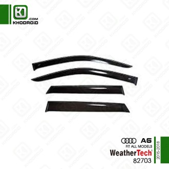 بادگیر شیشه آئودی A6 و 2015 تا 2018 و weathertech و 82703