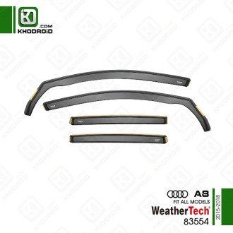 بادگیر شیشه آئودی A8 و 2015 تا 2018 و weathertech و 83554