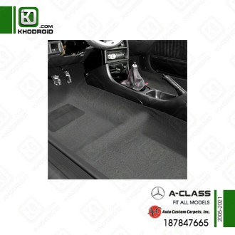 کفپوش یکپارچه بنز a class و 2005 تا 2021 auto custom carpets و 187847665