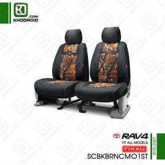 روکش صندلی طرح دار تویوتا rav4 و 2010 تا 2020 rixxo و SCBKBRNCMO1ST