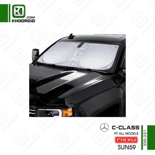 آفتابگیر شیشه عقب بنز c class و 2005 تا 2021 و rixxo و SUN59